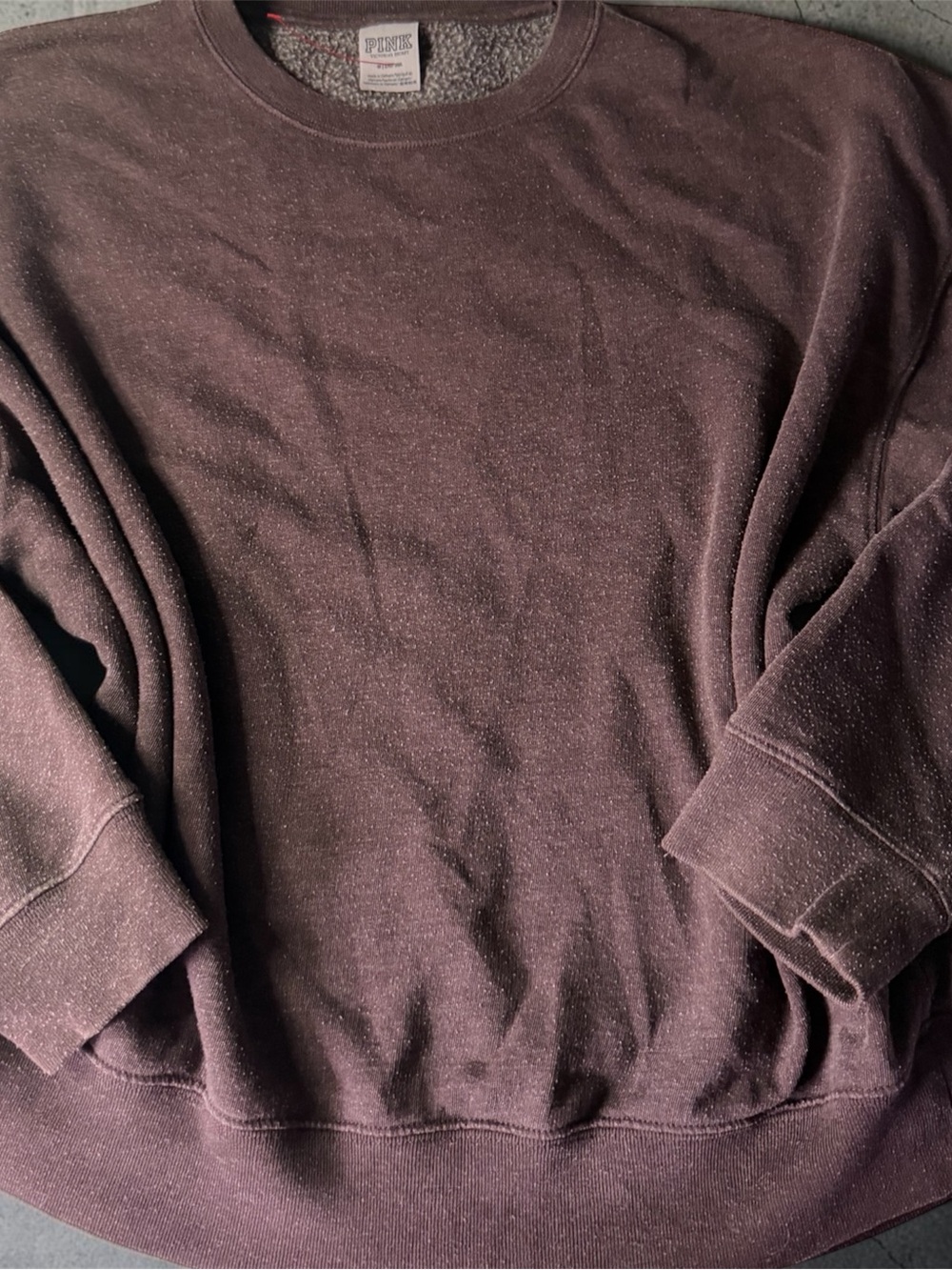 PINK Victoria's Secret Women’s Crewneck Sweatshirt in Plum